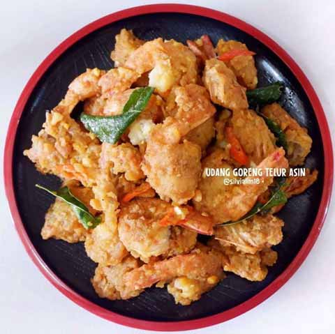 resep udang telur asin