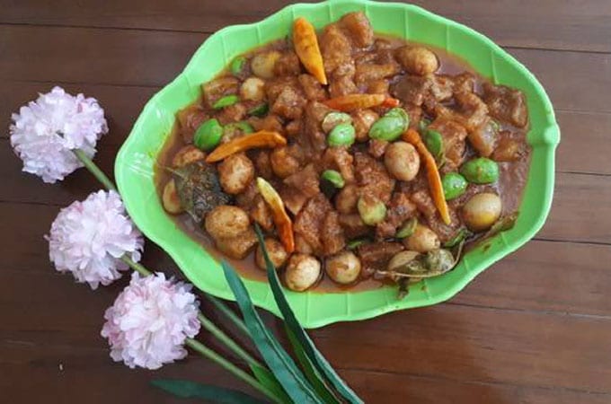 Resep sambal goreng krecek pete