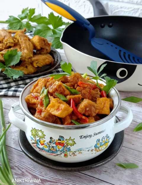 Resep Sambal Goreng Tahu Tempe Masakan Sederhana Enak dan Lezat 1 sambal goreng tahu tempe