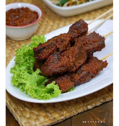 Resep Sate Komoh khas Pasuruan, Enak Gurih dan Lezat 1 resep sate komoh