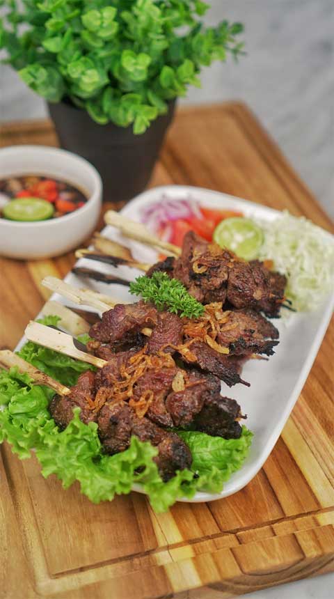 resep sate sapi manis