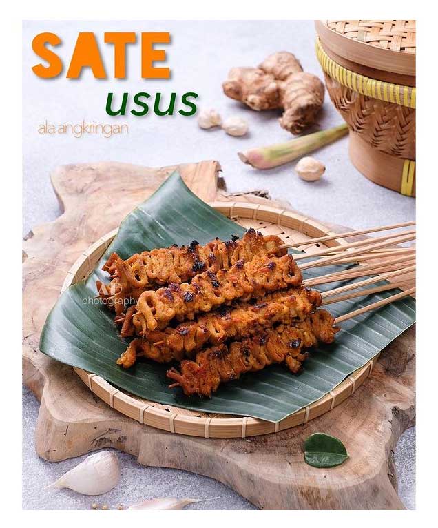 resep sate usus angkringan