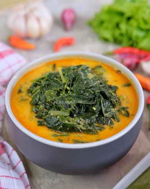 resep sayur daun singkong