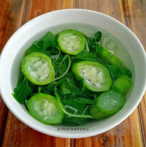 Resep Sayur Oyong Bening, Mudah dan Praktis Cara Membuatnya 2 resep sayur oyong bayam