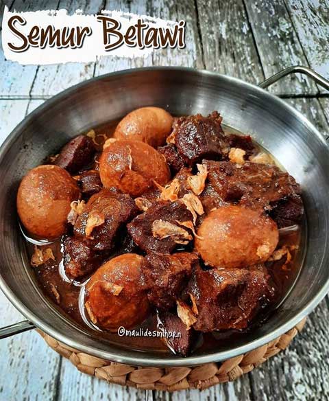 resep semur daging betawi