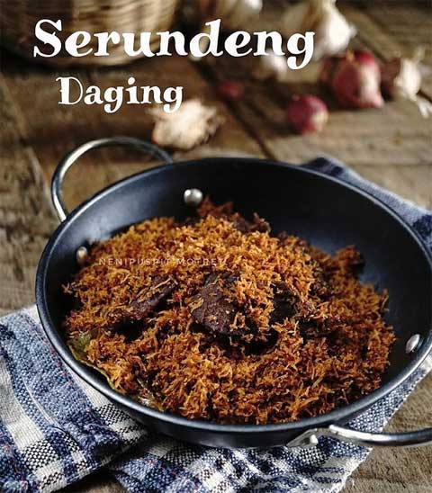 Resep Serundeng Daging Praktis Enak dan Gurih 1 resep serundeng daging