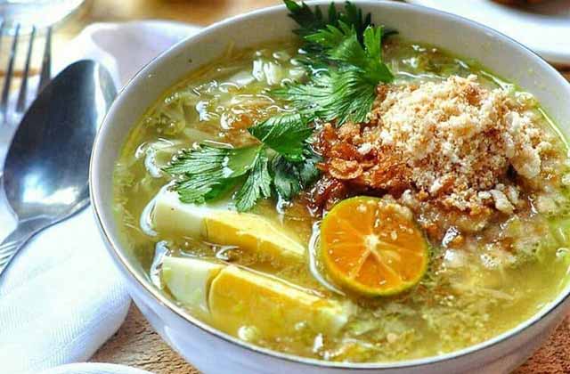 resep soto ayam lamongan