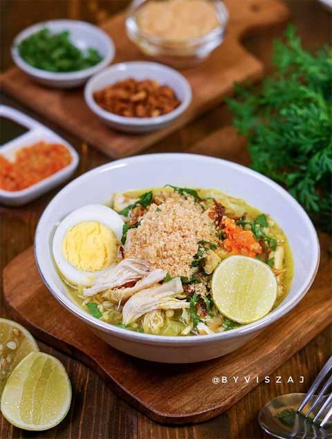 resep soto ayam bening