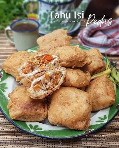 Resep Tahu Isi Pedas Camilan Enak Gurih dan Pedas 1 resep tahu isi pedas
