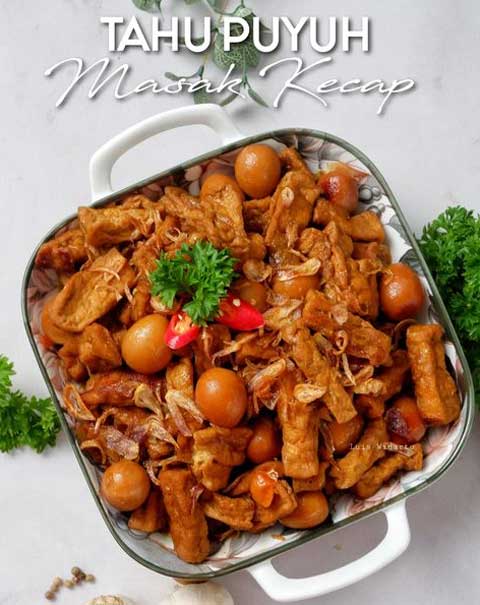 Resep Tahu Puyuh Masak Kecap Menu Praktis Enak dan Lezat 1 tahu puyuh masak kecap