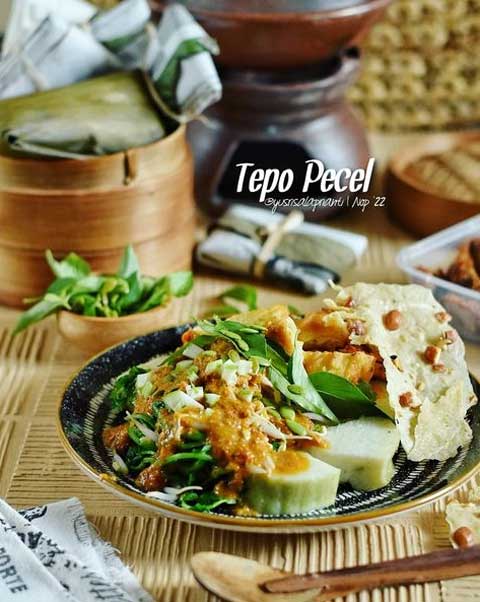 Resep Tepo Pecel Khas Magetan Menu Sarapan Enak dan Lezat 1 resep tepo pecel