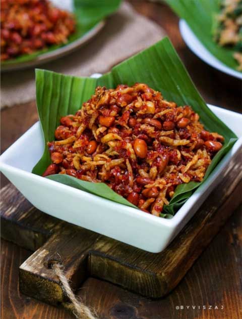 resep teri kacang balado