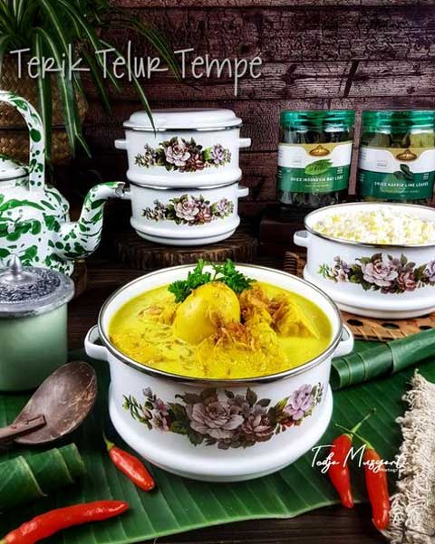 resep terik telur tempe