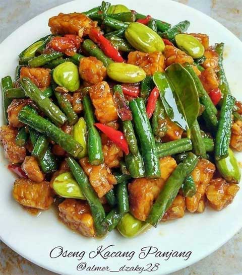 resep tumis kacang panjang pete