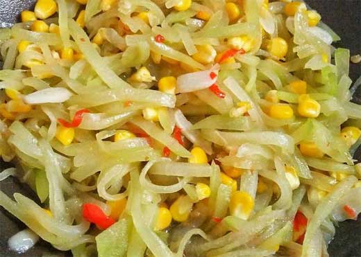 resep tumis labu siam jagung pipil