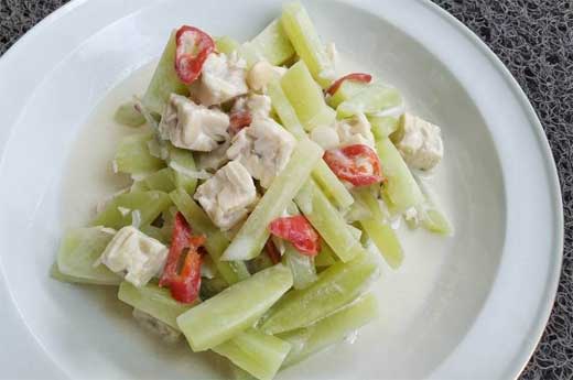 Resep Tumis Labu Siam Enak Gurih dan Bikin Nagih 4 resep labu siam kuah santan