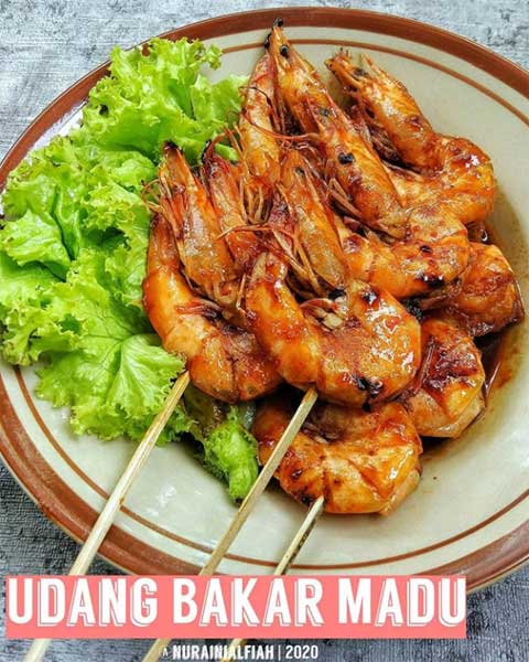 resep udang bakar madu