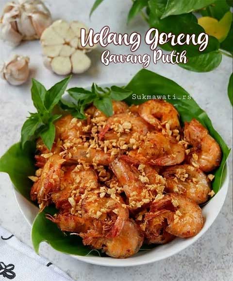 Resep Udang Goreng Bawang Putih yang Lezat dan Mudah Dibuat 1 udang goreng bawang putih