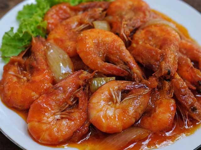 Resep Udang Saus Padang Terenak